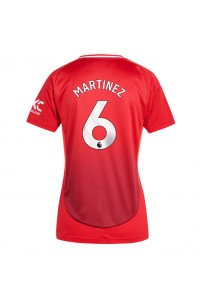 Fotbalové Dres Manchester United Lisandro Martinez #6 Dámské Domácí Oblečení 2024-25 Krátký Rukáv